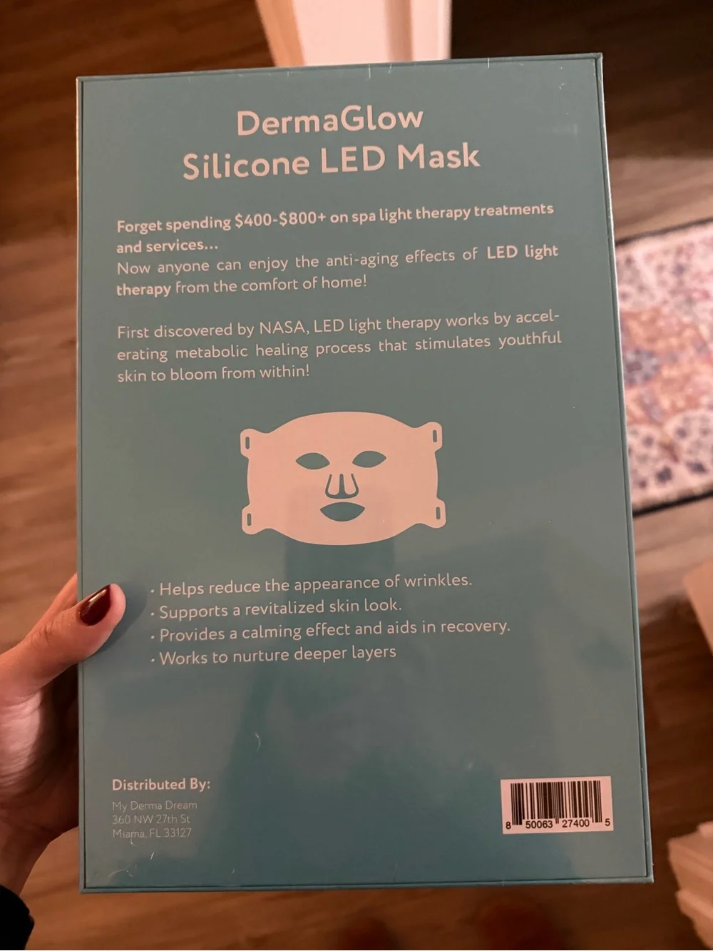 DermaGlow Silicone LED Mask